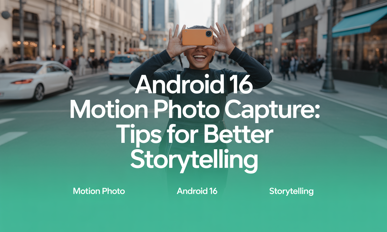 Featured image for: Android 16 Motion Photo Capture: Tips for Better Storytelling