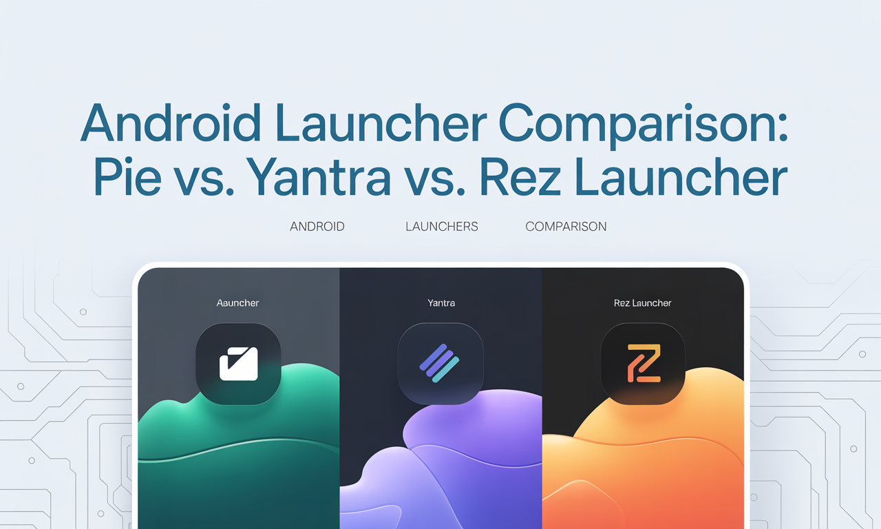 Featured image for: Android Launcher Comparison: Pie vs. Yantra vs. ReZ Launcher