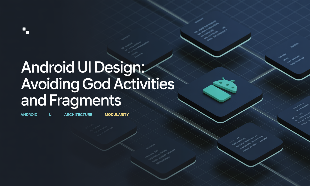 Featured image for: Android UI Design: Avoiding God Activities and Fragments