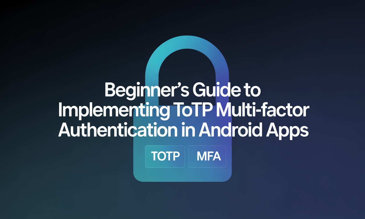 Featured image for: Beginner’s Guide to Implementing TOTP Multi-Factor Authentication in Android Apps