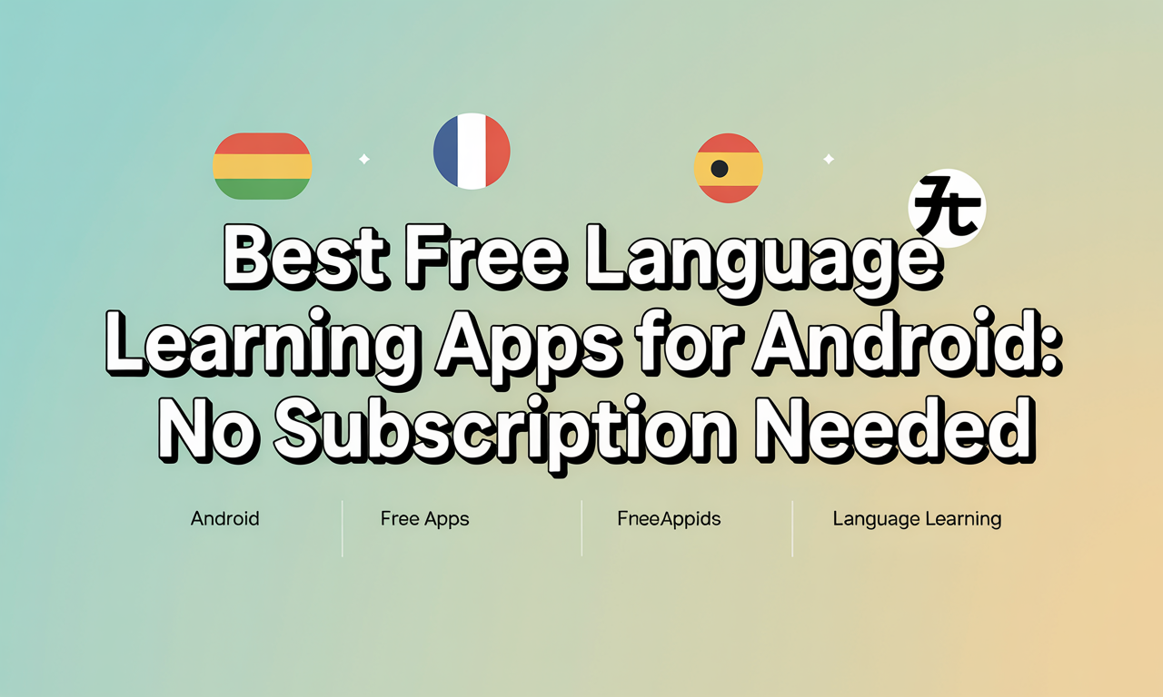 Featured image for: Best Free Language Learning Apps for Android: No Subscription Needed