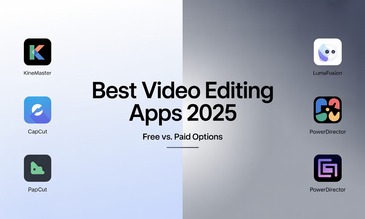 Featured image for: Best Free vs Paid Video Editing Apps for Android in 2025