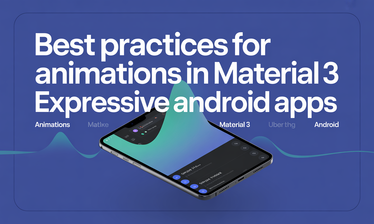 Featured image for: Best Practices for Animations in Material 3 Expressive Android Apps