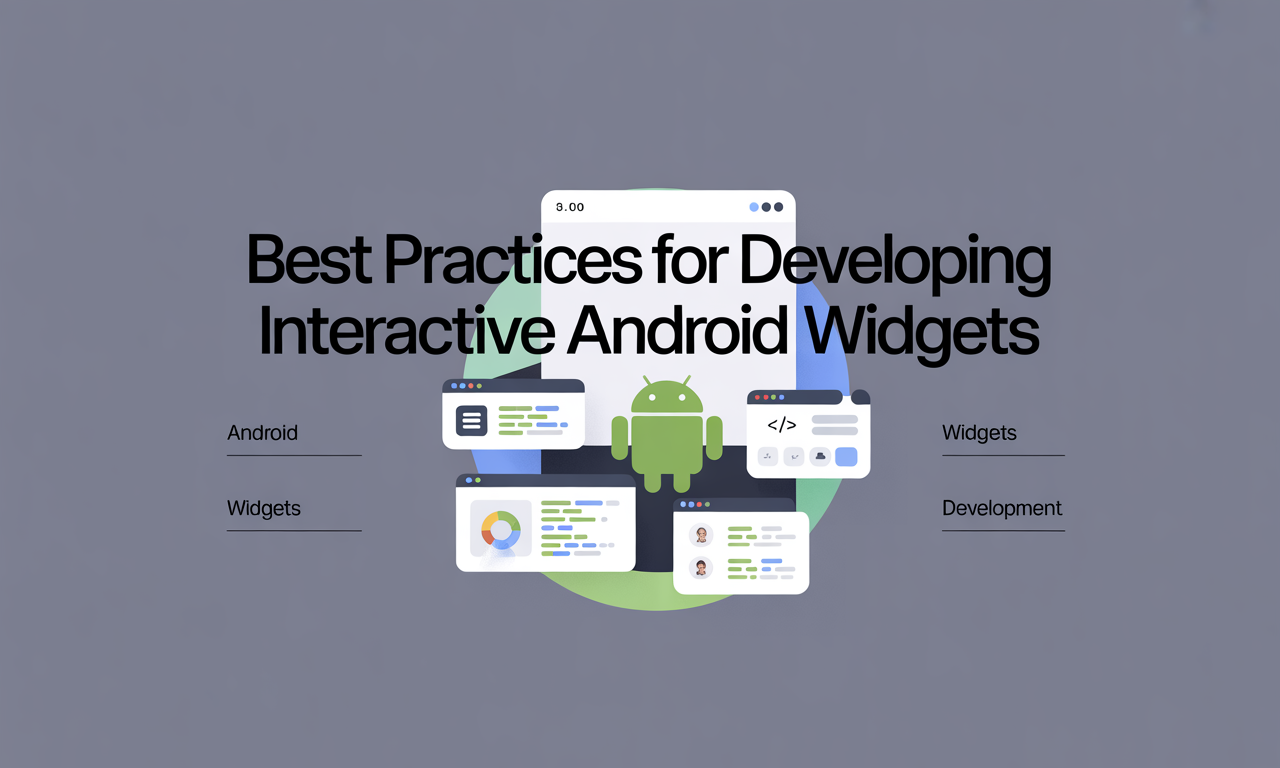 Featured image for: Best Practices for Developing Interactive Android Widgets
