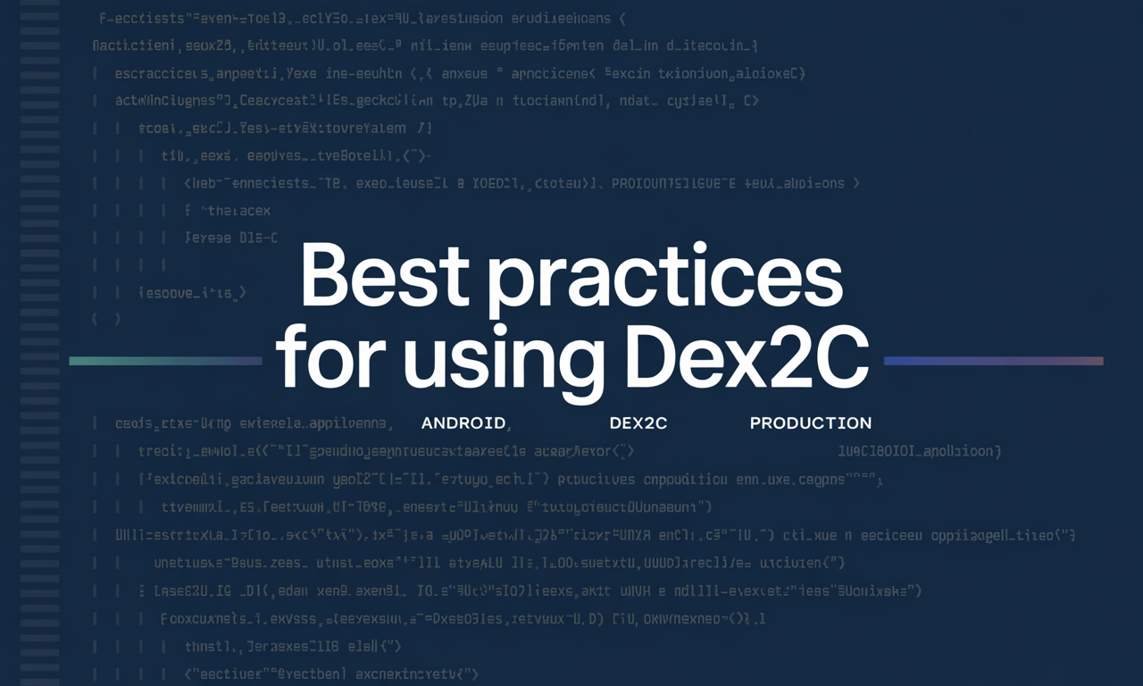Featured image for: Best Practices for Using Dex2C in Production Android Applications