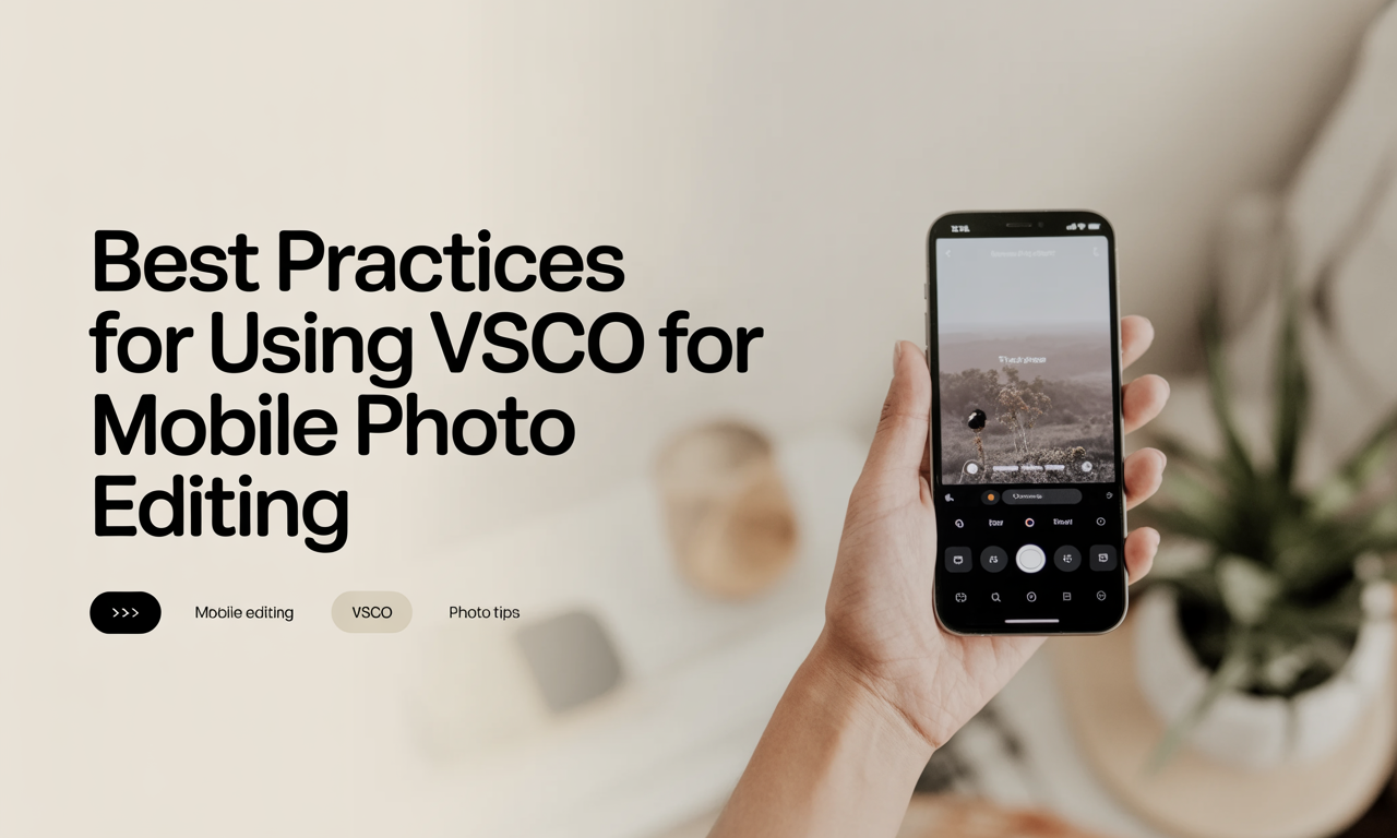 Featured image for: Best Practices for Using VSCO for Mobile Photo Editing