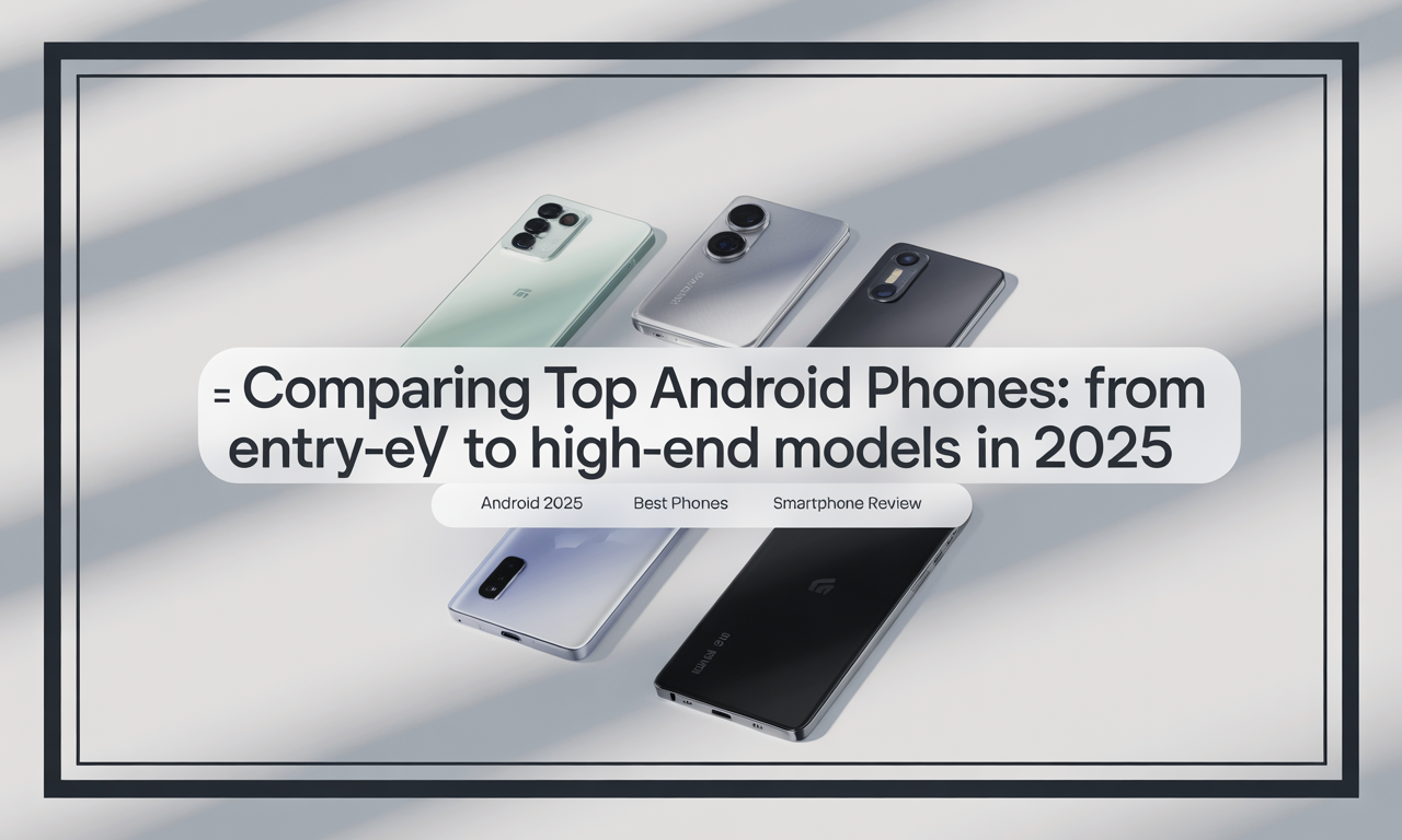 Featured image for: Comparing Top Android Phones: From Entry-Level to High-End Models in 2025