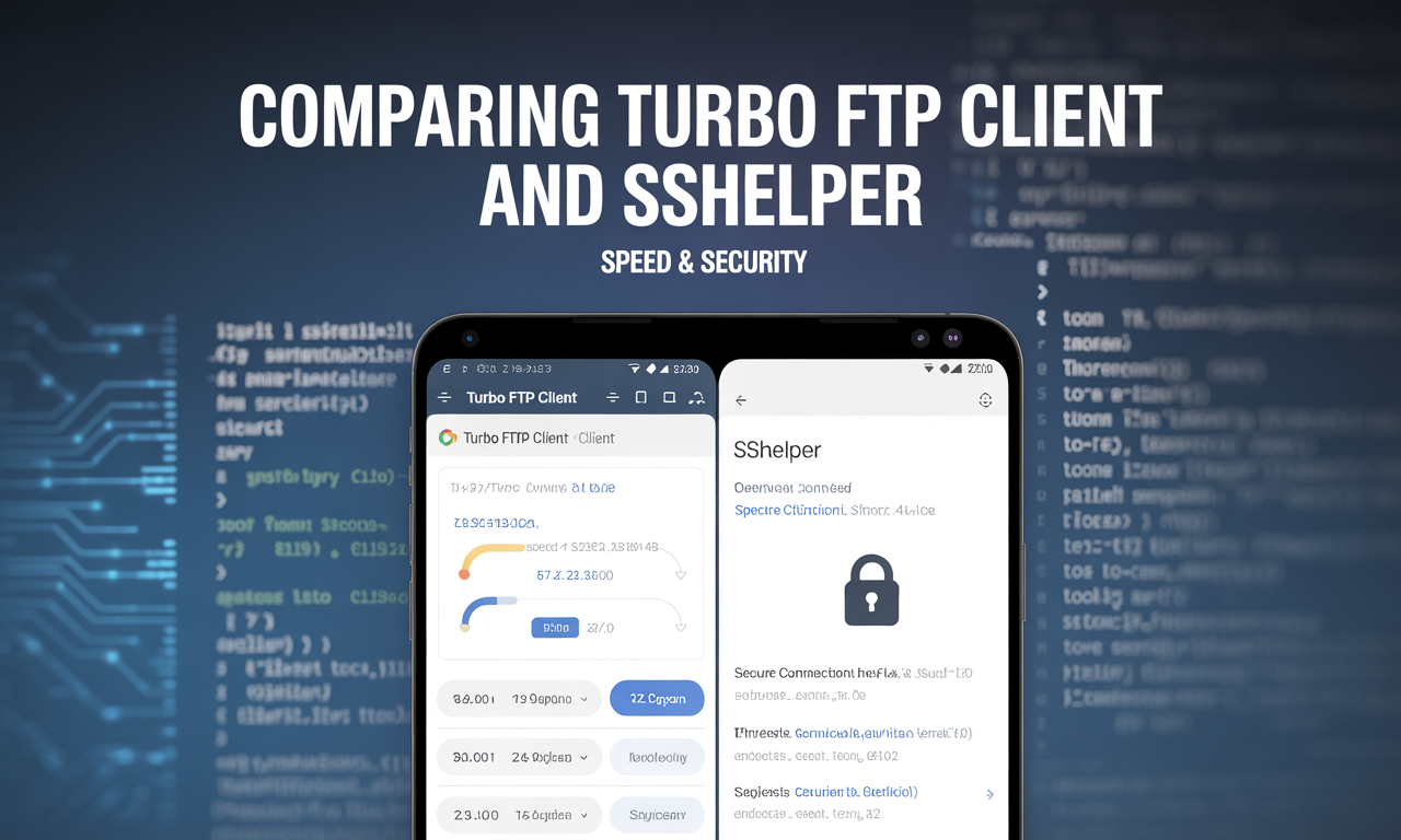 Featured image for: Comparing Turbo FTP Client and SSHelper for Android: Speed and Security