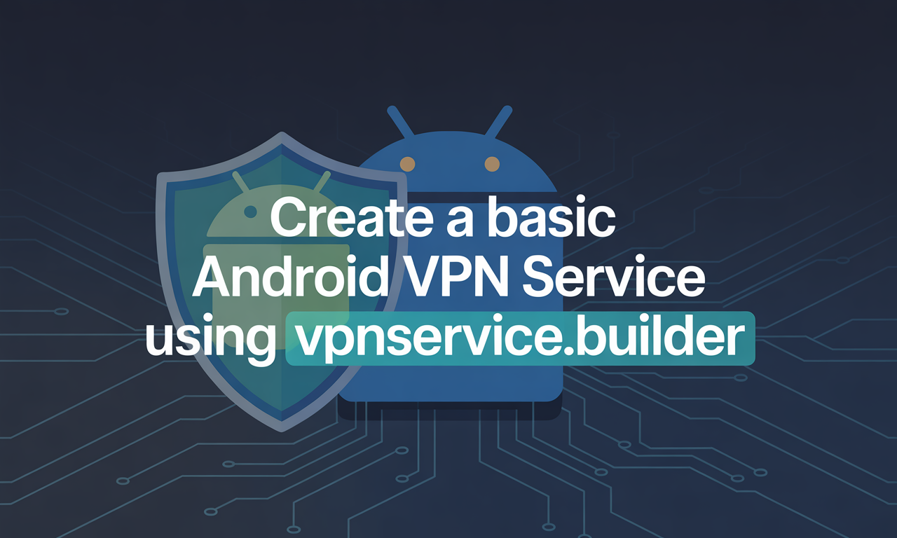 Featured image for: Create a Basic Android VPN Service Using VpnService.Builder