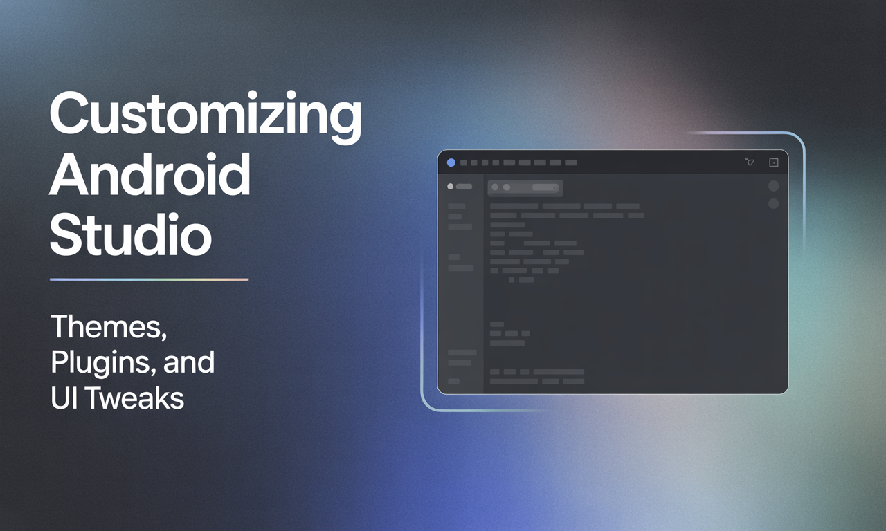 Featured image for: Customizing Android Studio: Themes, Plugins, and UI Tweaks