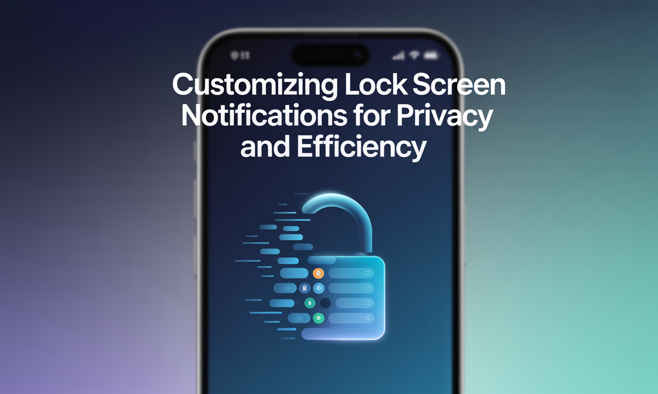 Featured image for: Customizing Lock Screen Notifications for Privacy and Efficiency
