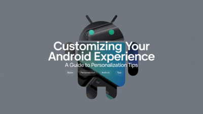 Featured image for: Customizing Your Android Experience: A Guide to Personalization Tips