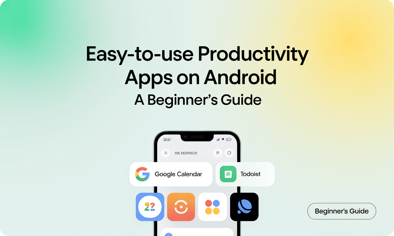 Featured image for: Easy-to-Use Productivity Apps on Android: A Beginner’s Guide