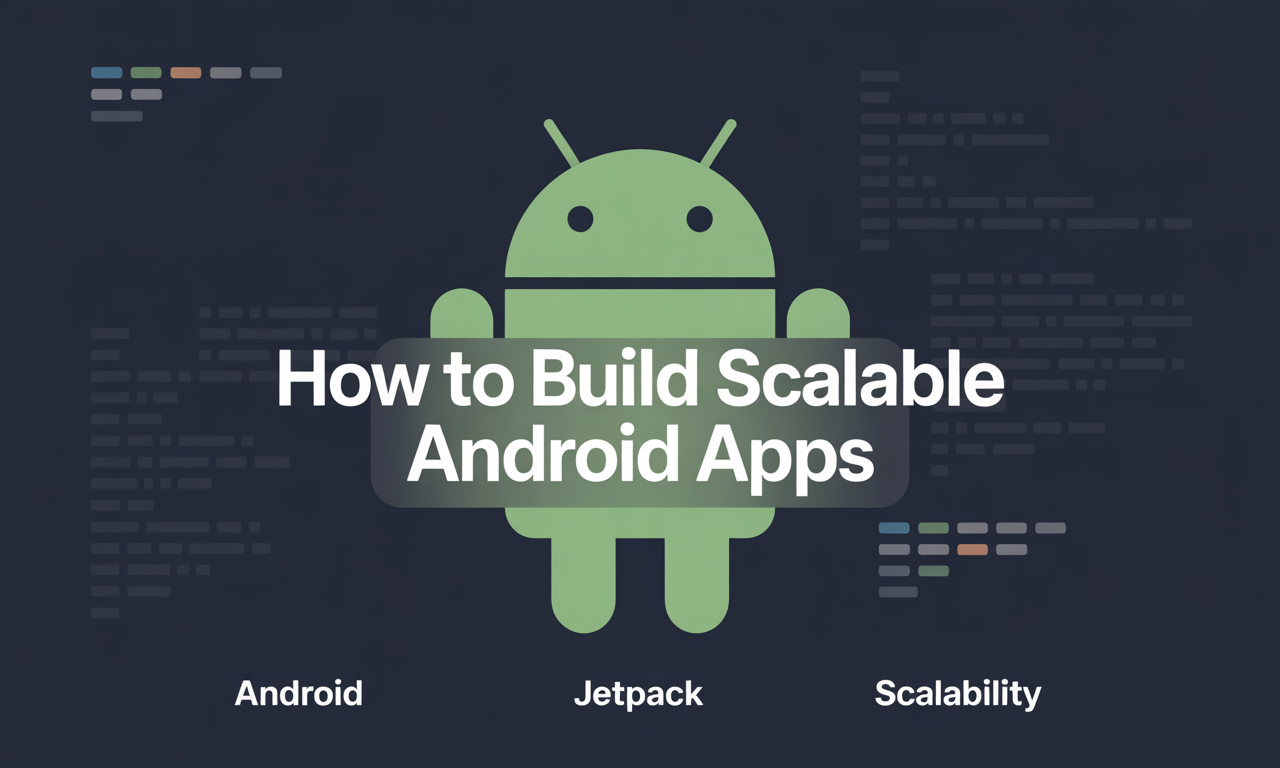 Featured image for: How to Build Scalable Android Apps with Jetpack Libraries