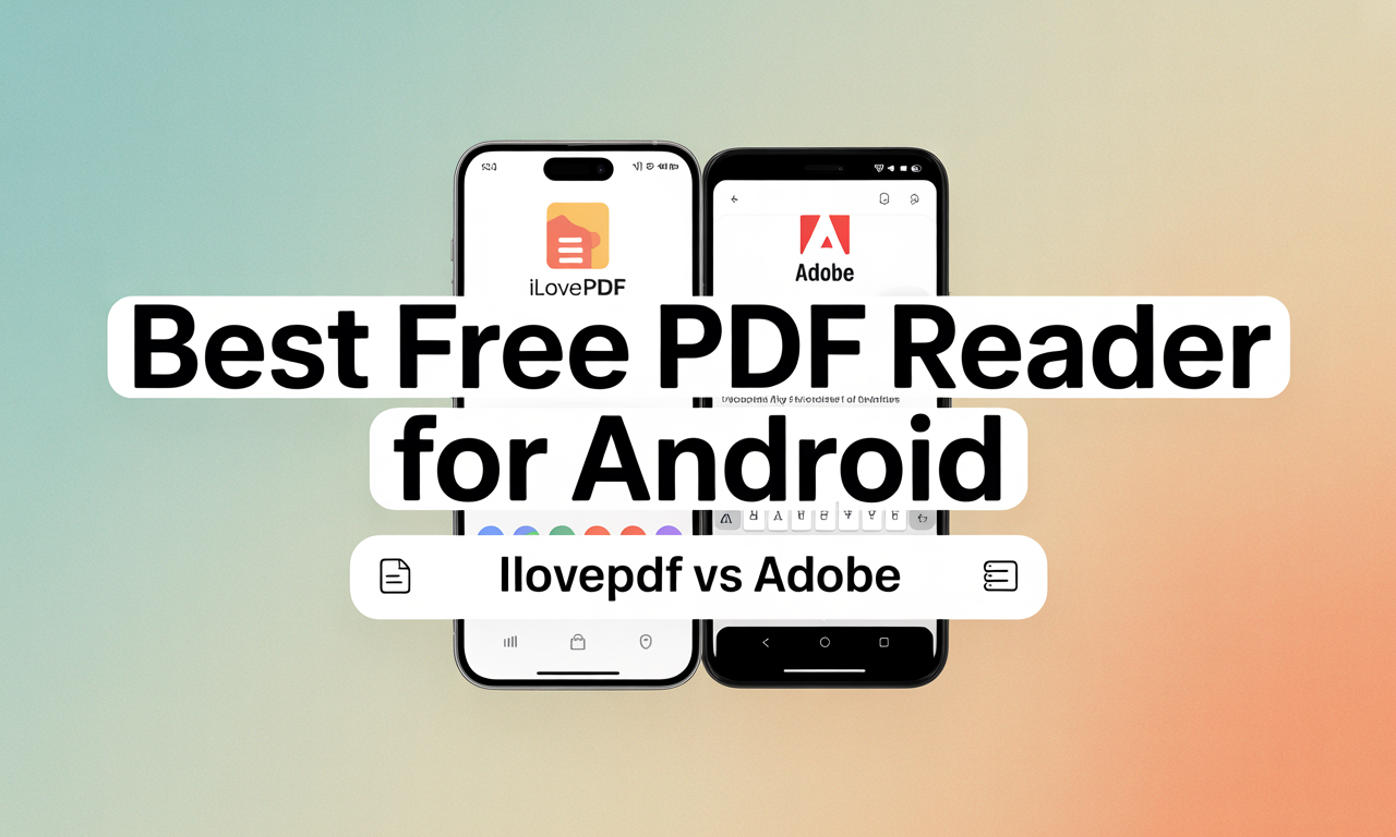 Featured image for: How to Choose the Best Free PDF Reader for Android: iLovePDF vs Adobe