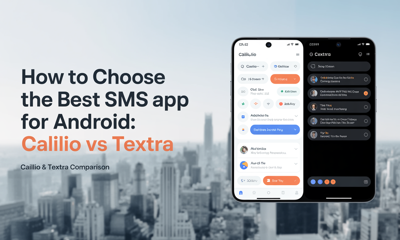 Featured image for: How to Choose the Best SMS App for Android: Calilio vs Textra