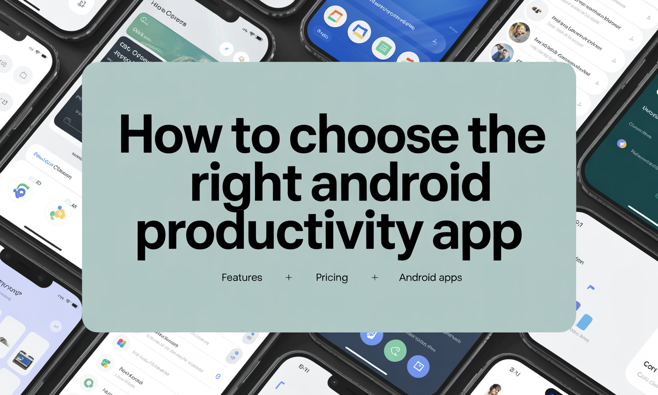 Featured image for: How to Choose the Right Android Productivity App Based on Features and Pricing