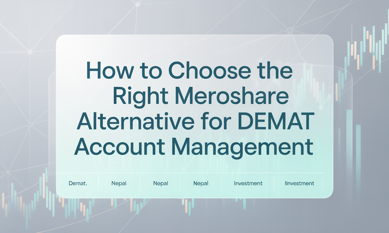 Featured image for: How to Choose the Right MeroShare Alternative for Demat Account Management