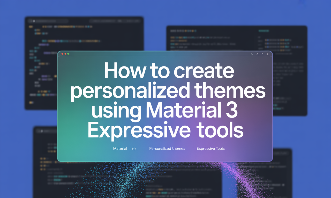 Featured image for: How to Create Personalized Themes Using Material 3 Expressive Tools