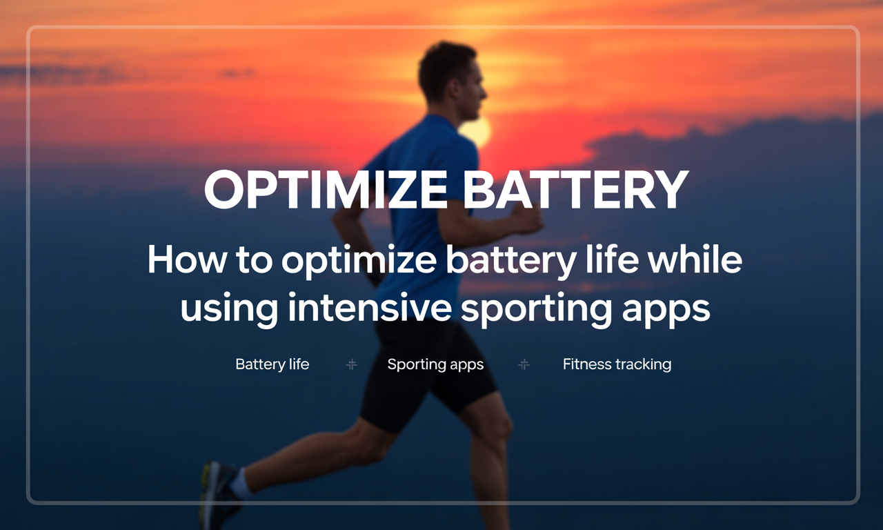 Featured image for: How to Optimize Battery Life While Using Intensive Sporting Apps