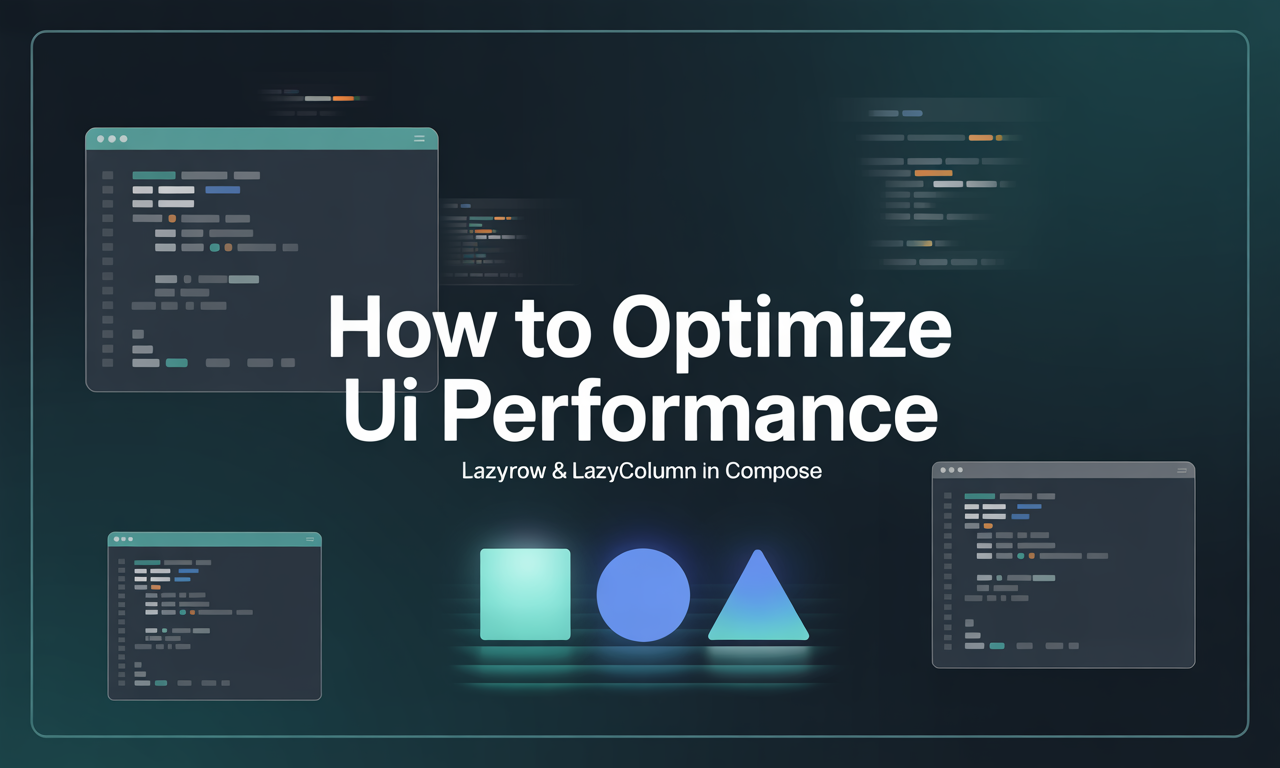 Featured image for: How to Optimize UI Performance with LazyRow and LazyColumn in Compose
