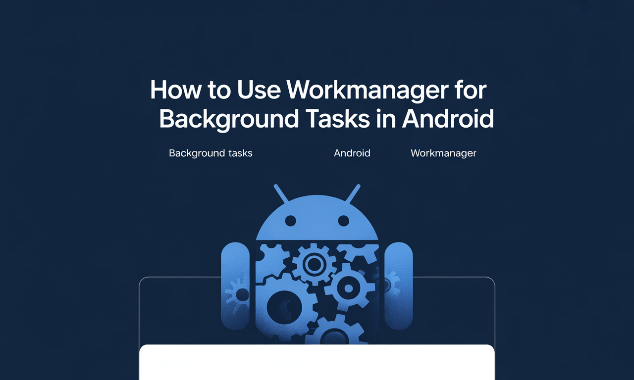 Featured image for: How to Use WorkManager for Background Tasks in Android