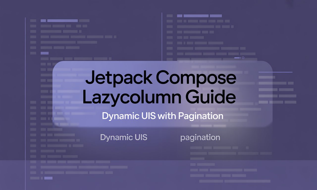 Featured image for: Jetpack Compose LazyColumn Guide: Dynamic UIs with Pagination