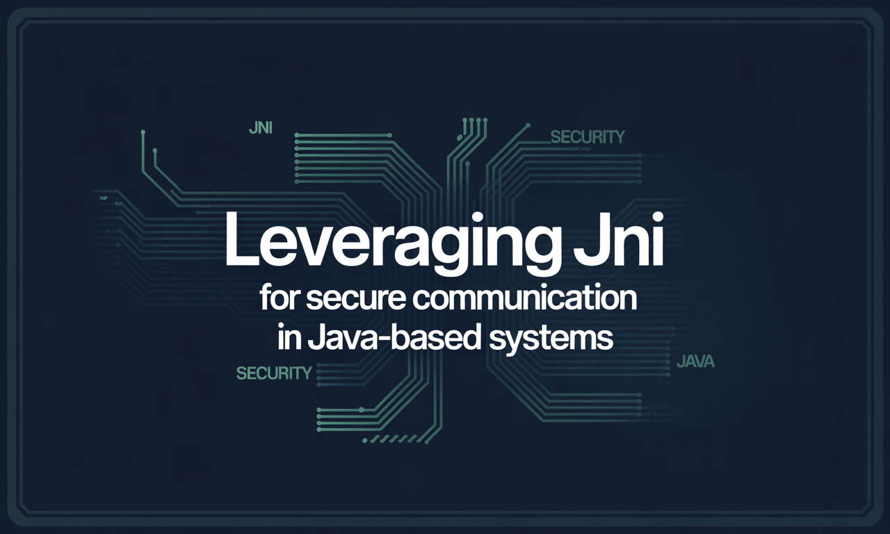 Featured image for: Leveraging JNI for Secure Communication in Java-Based Systems