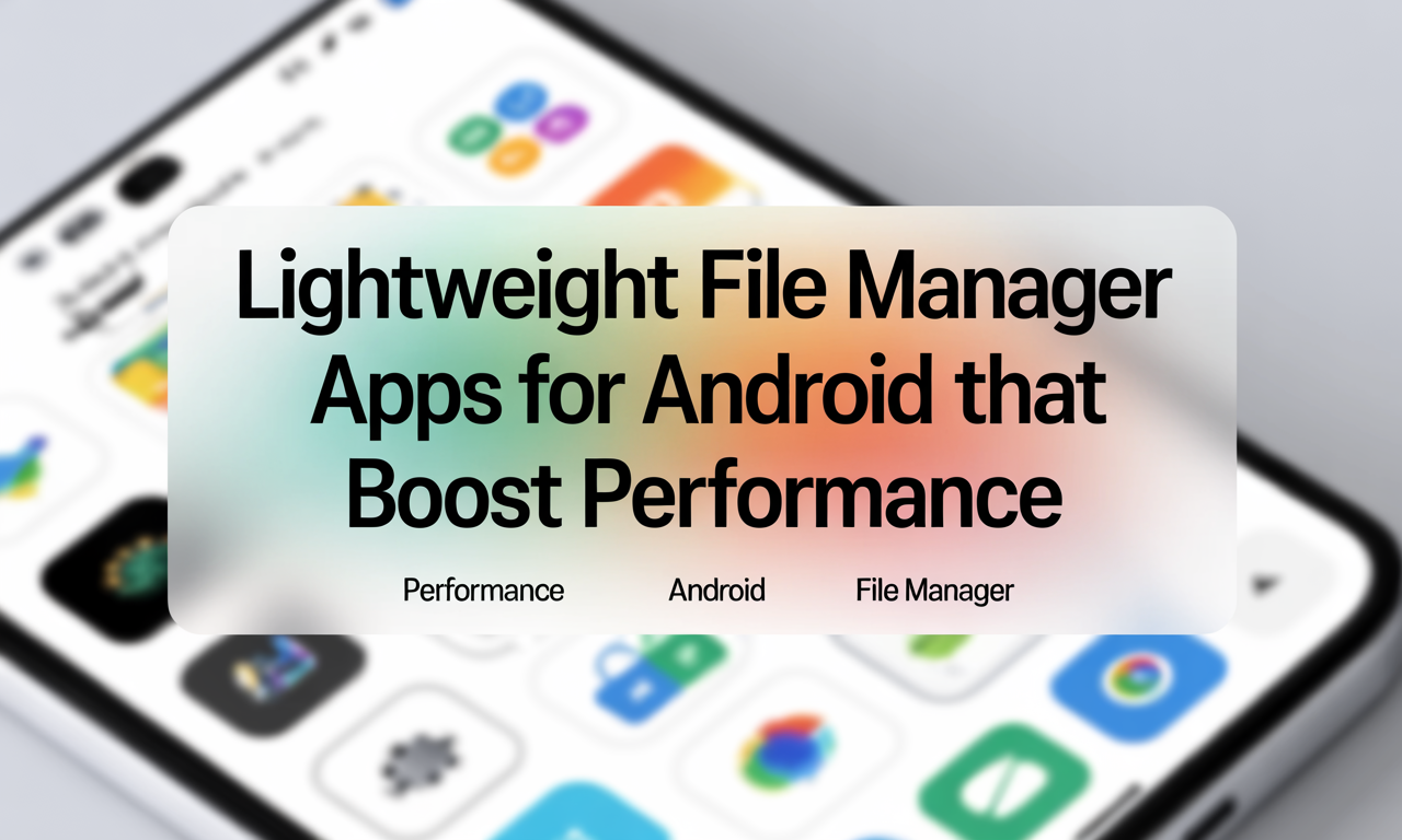 Featured image for: Lightweight File Manager Apps for Android That Boost Performance