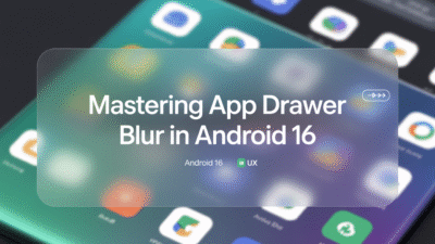 Featured image for: Mastering App Drawer Blur in Android 16 for Better UX