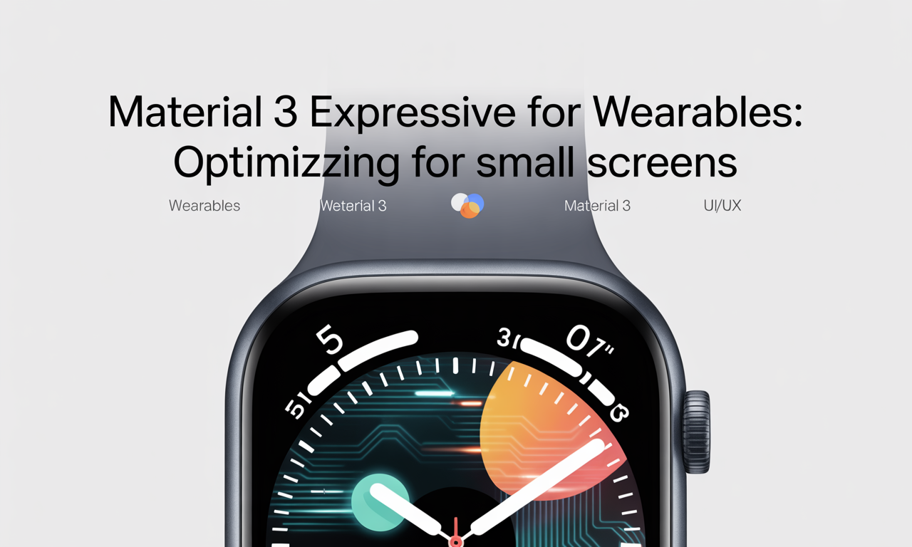 Featured image for: Material 3 Expressive for Wearables: Optimizing for Small Screens