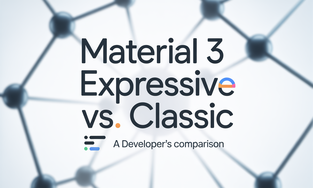Featured image for: Material 3 Expressive vs. Classic Material Design: A Developer’s Comparison