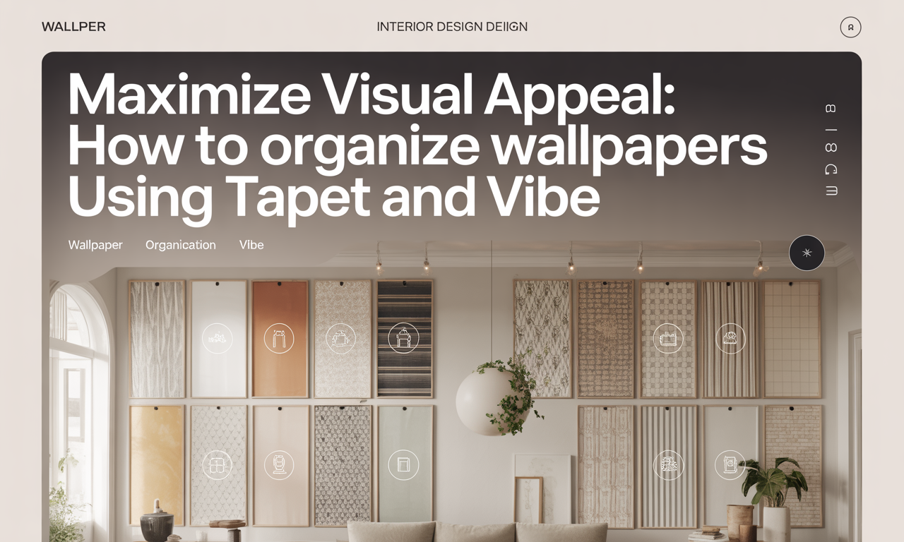 Featured image for: Maximize Visual Appeal: How to Organize Wallpapers Using Tapet and Vibe