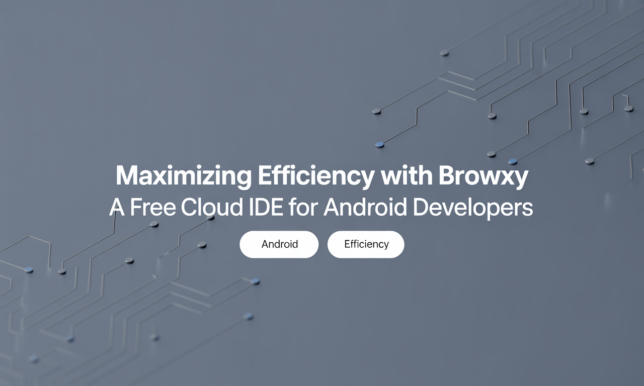 Featured image for: Maximizing Efficiency with Browxy: A Free Cloud IDE for Android Developers