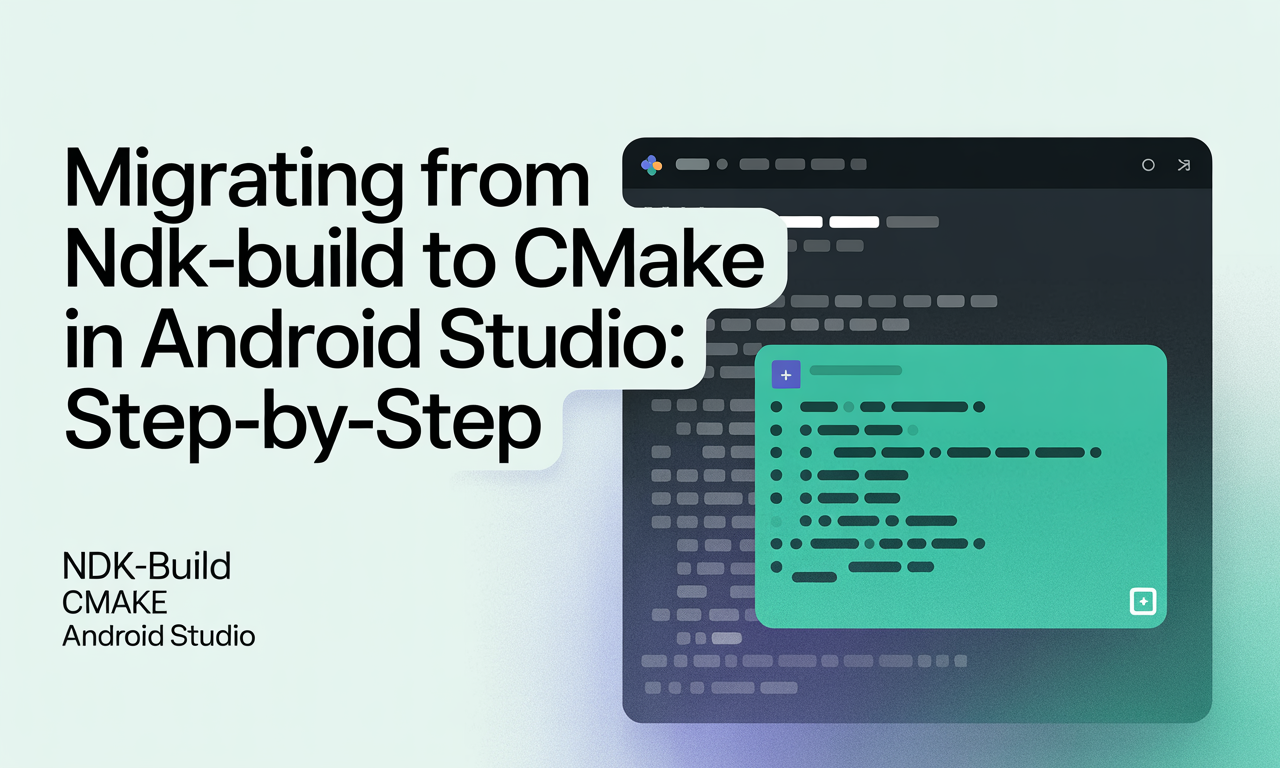 Featured image for: Migrating from NDK-Build to CMake in Android Studio: Step-by-Step