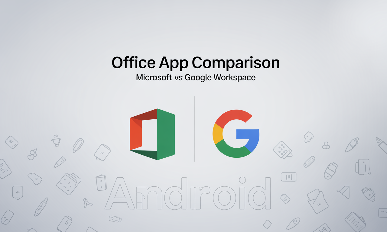 Featured image for: Office App Comparison: Microsoft Office vs Google Workspace on Android