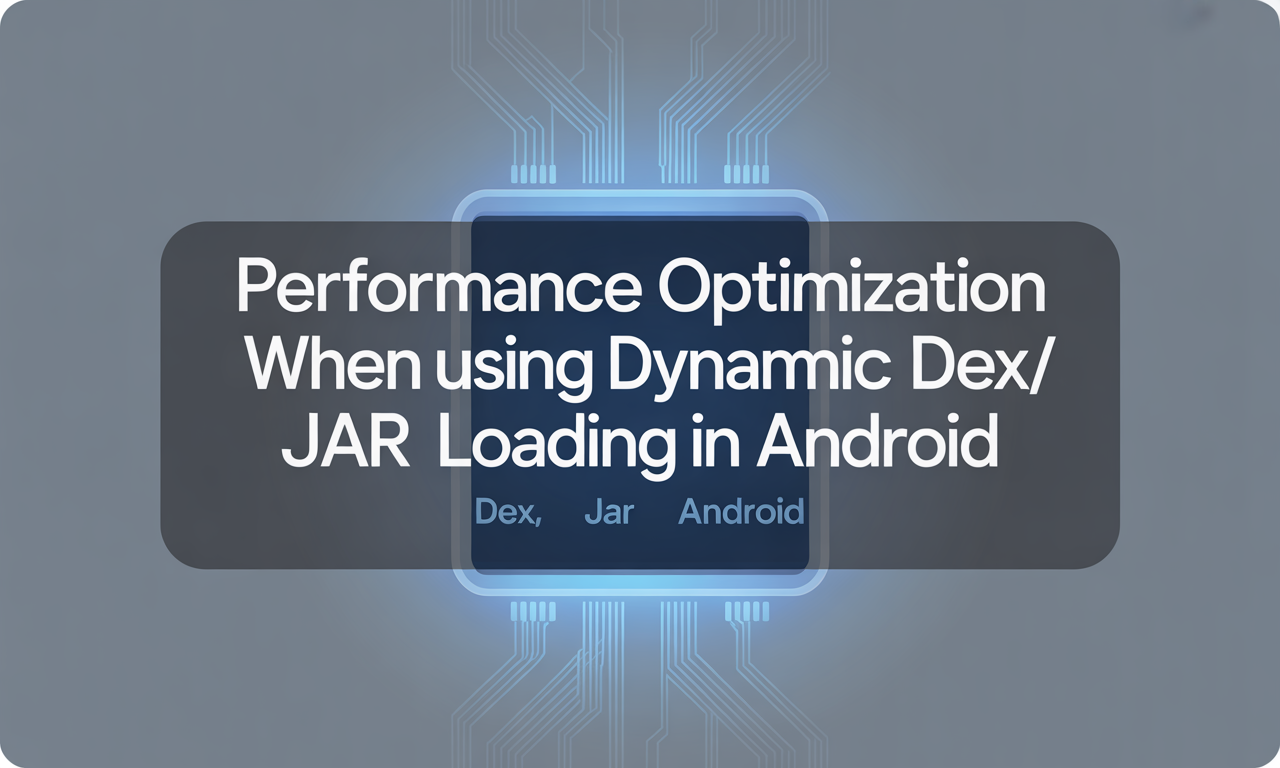 Featured image for: Performance Optimization When Using Dynamic DEX/JAR Loading in Android