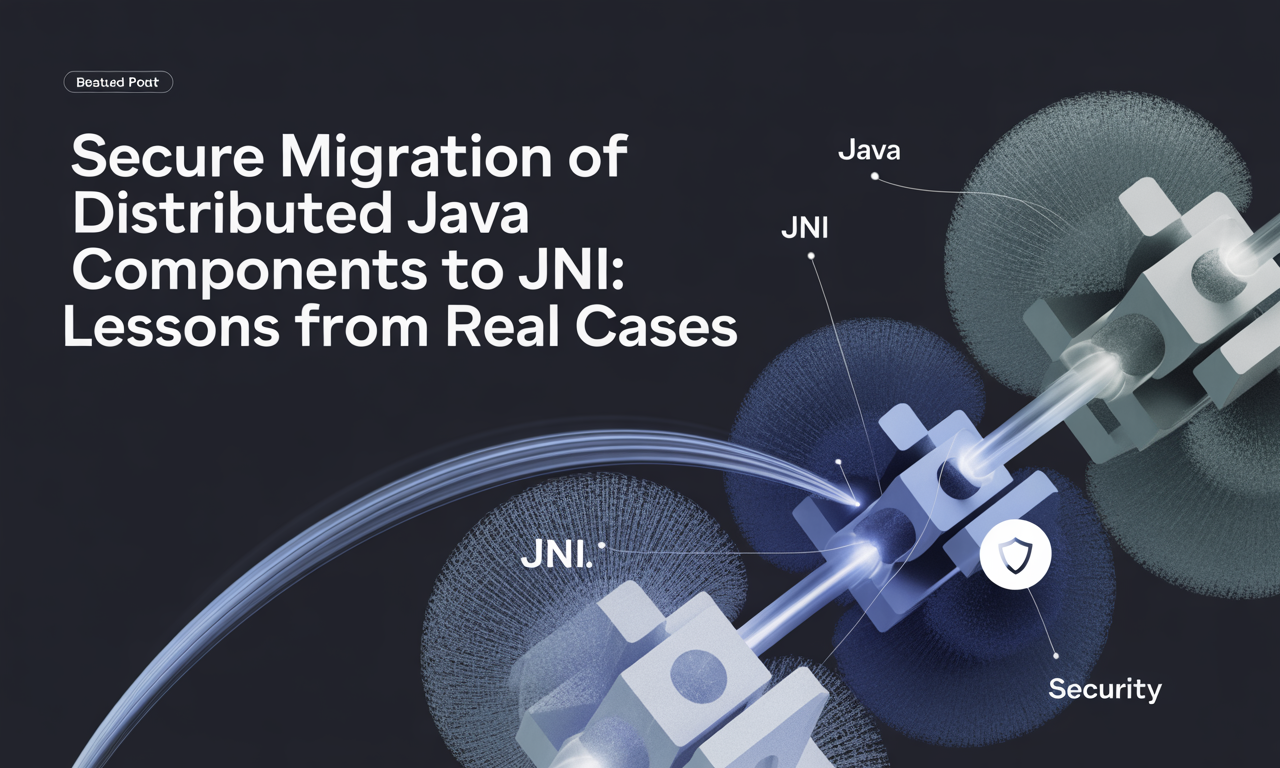 Featured image for: Secure Migration of Distributed Java Components to JNI: Lessons from Real Cases