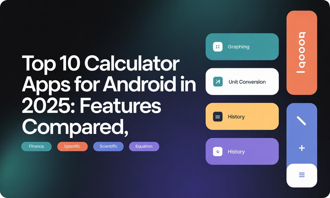 Featured image for: Top 10 Calculator Apps for Android in 2025: Features Compared