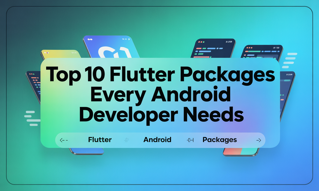 Featured image for: Top 10 Flutter Packages Every Android Developer Needs
