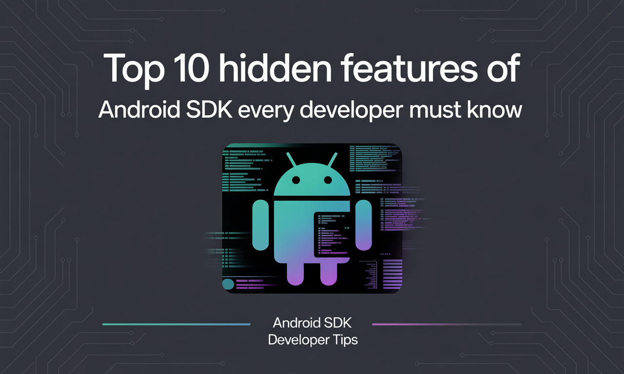 Featured image for: Top 10 Hidden Features of Android SDK Every Developer Must Know