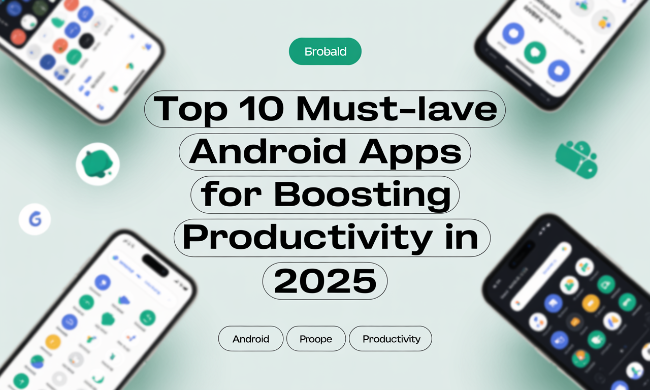 Featured image for: Top 10 Must-Have Android Apps for Boosting Productivity in 2025