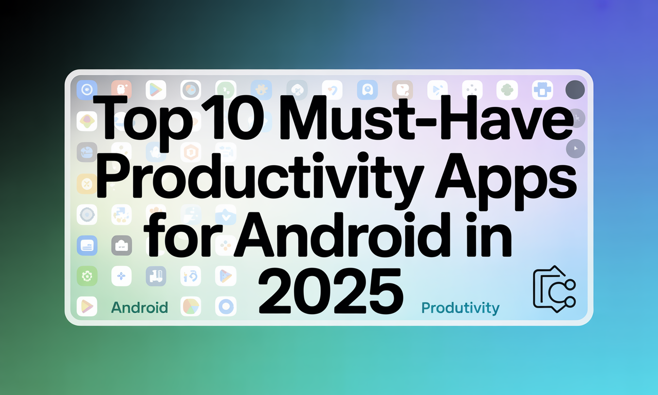 Featured image for: Top 10 Must-Have Productivity Apps for Android in 2025