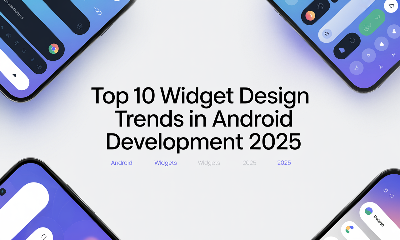 Featured image for: Top 10 Widget Design Trends in Android Development 2025