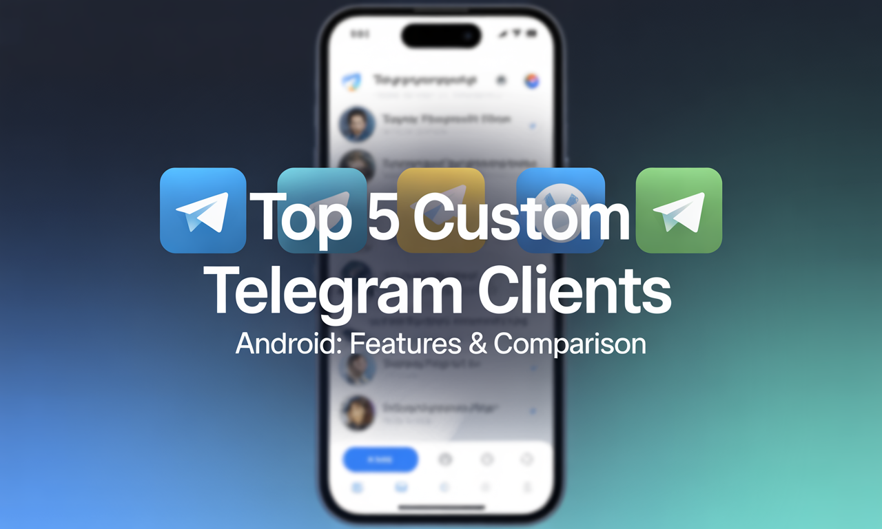 Featured image for: Top 5 Custom Telegram Clients for Android: Features and Comparison