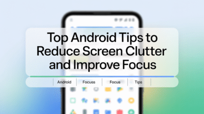 Featured image for: Top Android Tips to Reduce Screen Clutter and Improve Focus