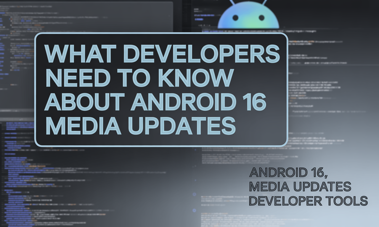 Featured image for: What Developers Need to Know About Android 16 Media Updates