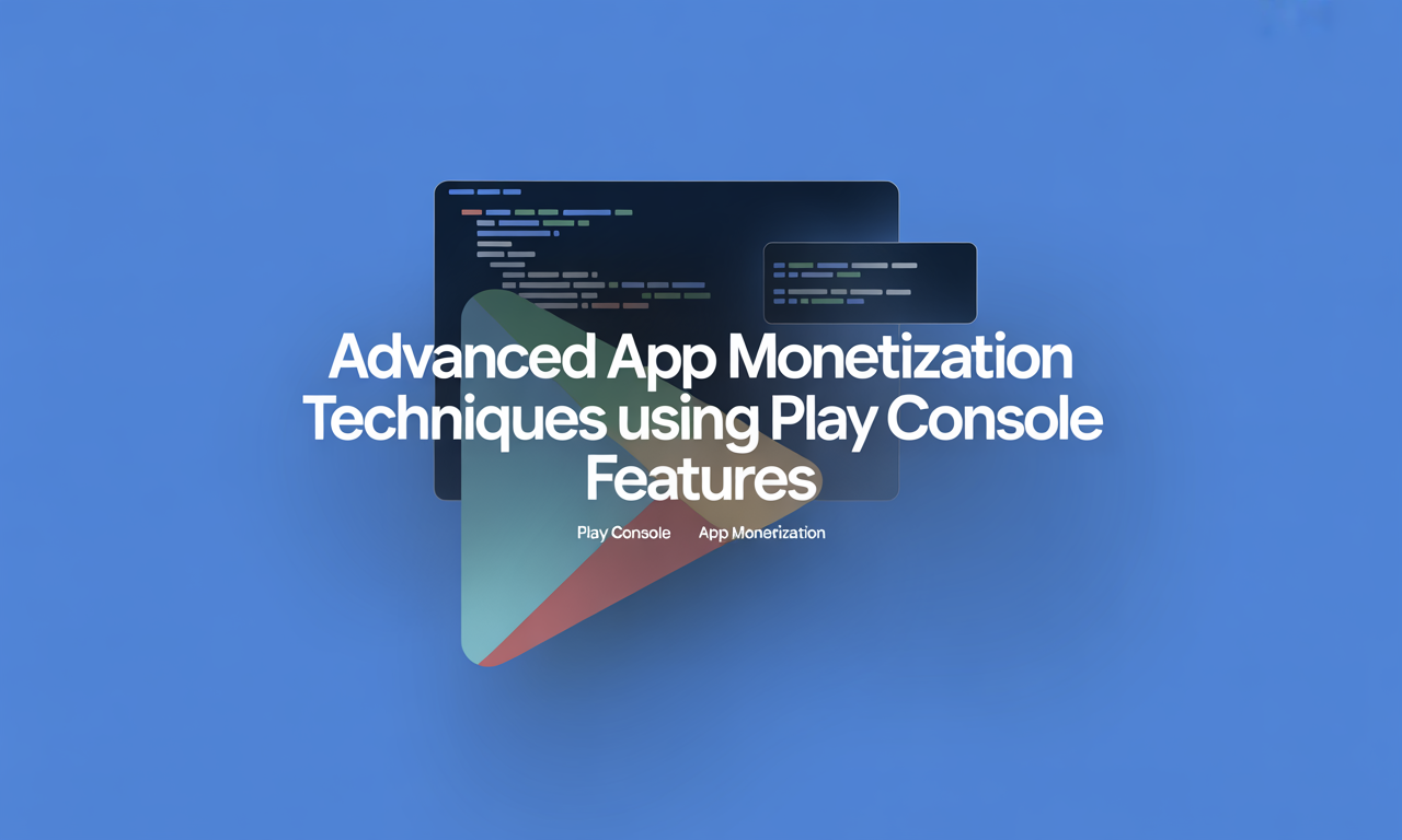 Featured image for: Advanced App Monetization Techniques Using Play Console Features