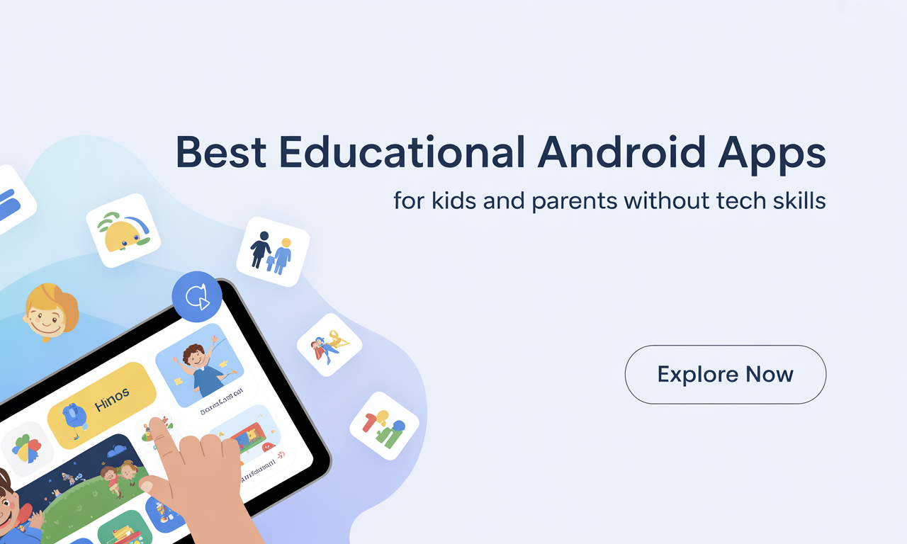 Featured image for: Best Educational Android Apps for Kids and Parents Without Tech Skills