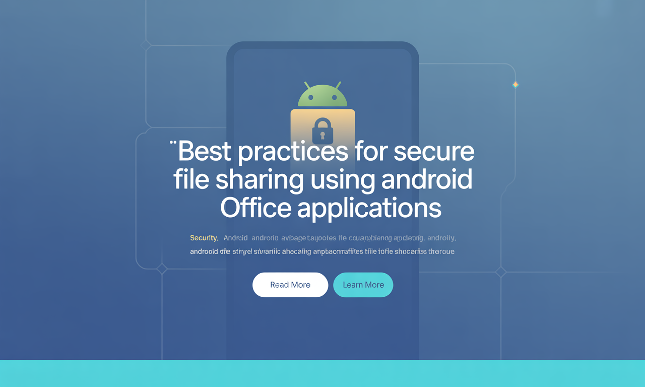 Featured image for: Best Practices for Secure File Sharing Using Android Office Applications